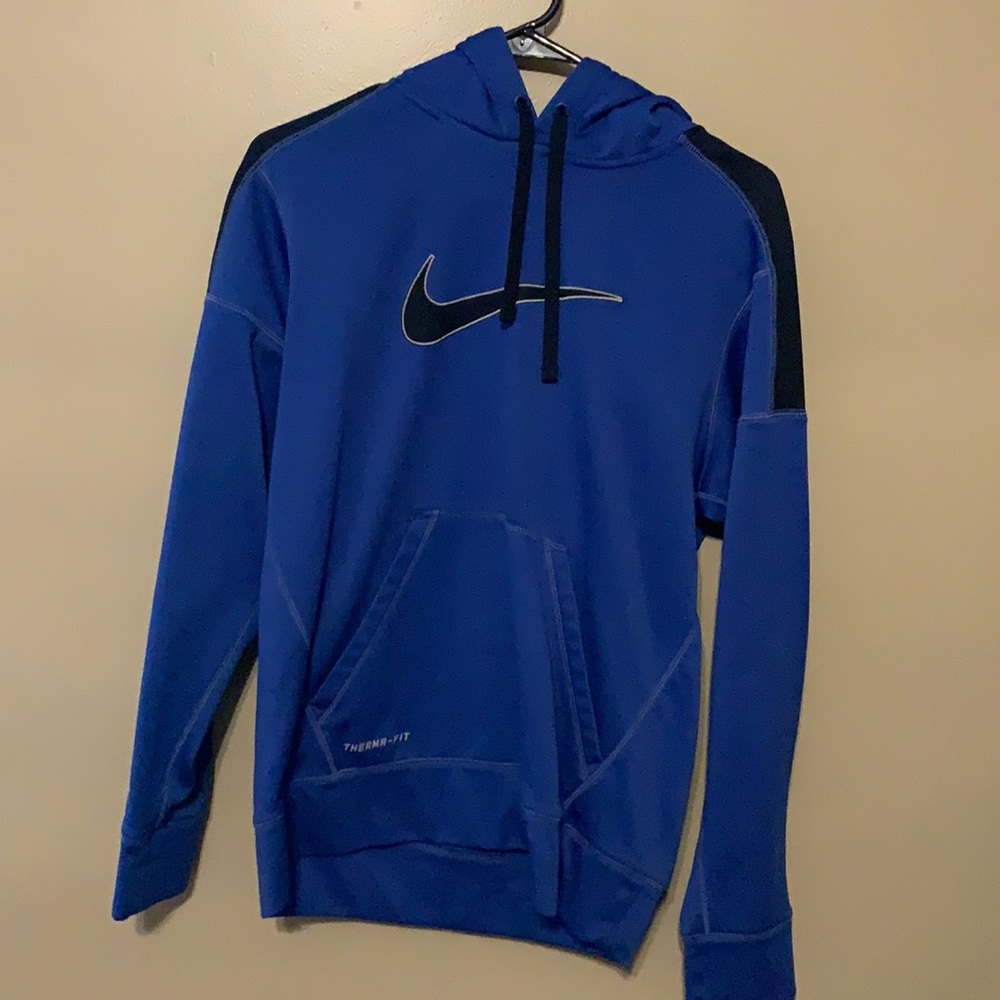Blue Nike Therma-Fit Sweatshirt